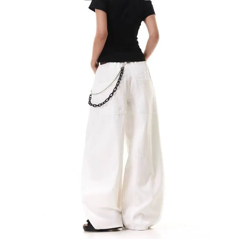 WANCHAO CP Jeans Unisex White-4