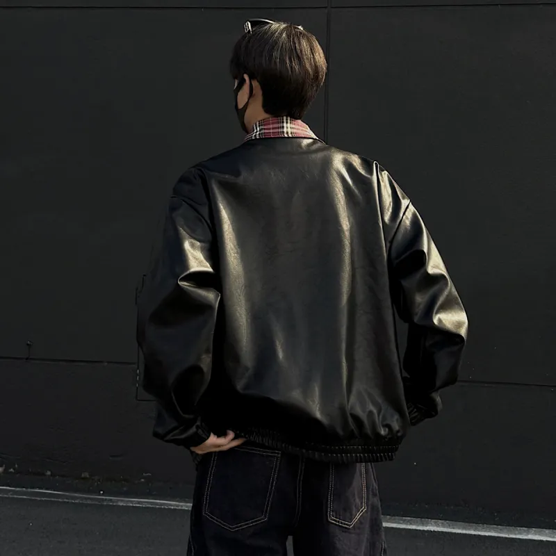 WANCHAO CP Leather Jacket Unisex-3