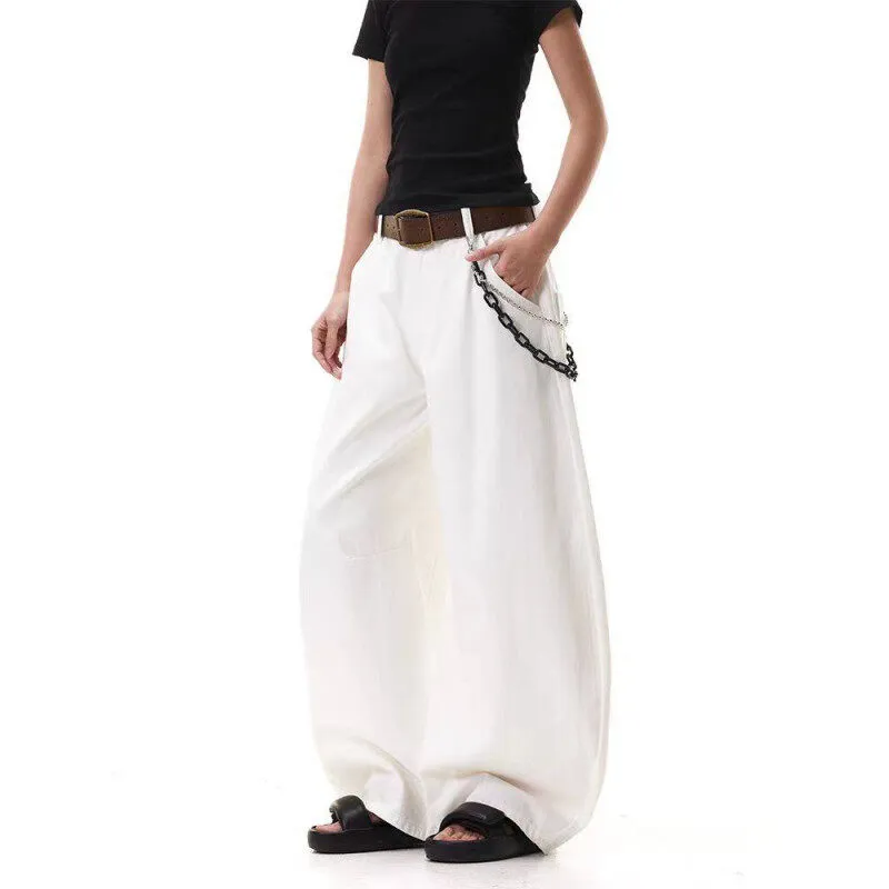 WANCHAO CP Jeans Unisex White-2
