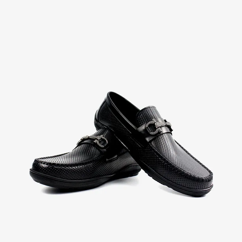MYFULER Beanie Shoes Men's Black-1