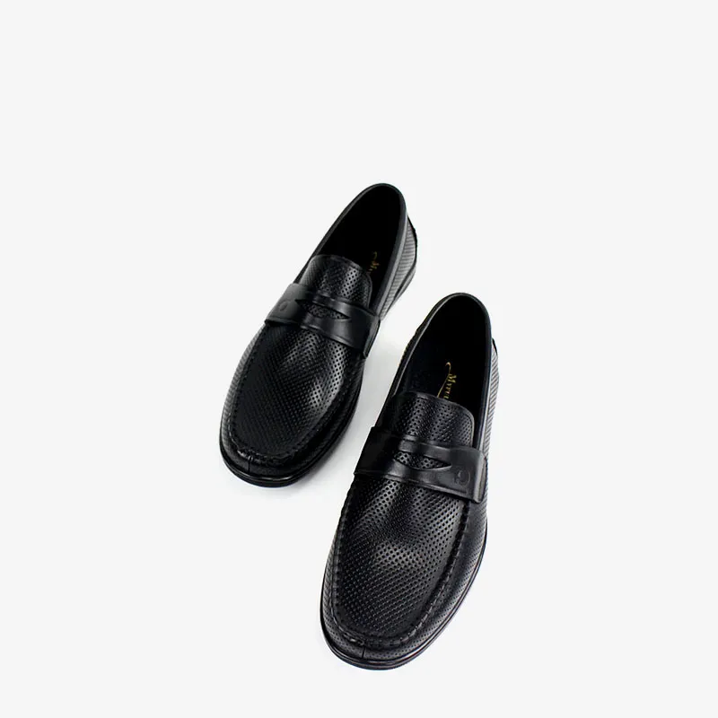MYFULER Beanie Shoes Men's Black-1