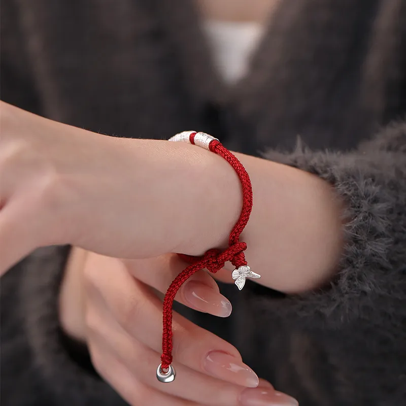 CLARKIA FLOWER S999 Fine Silver Bracelets Unisex-4