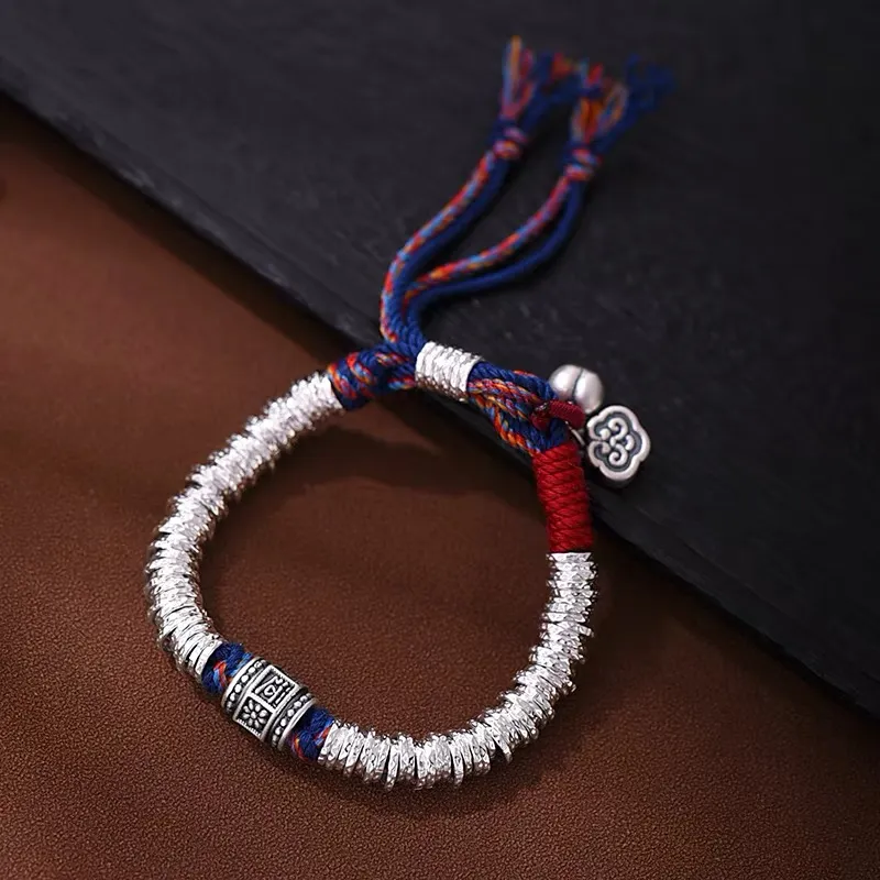 CLARKIA FLOWER 999 Fine Silver Bracelets Unisex-3