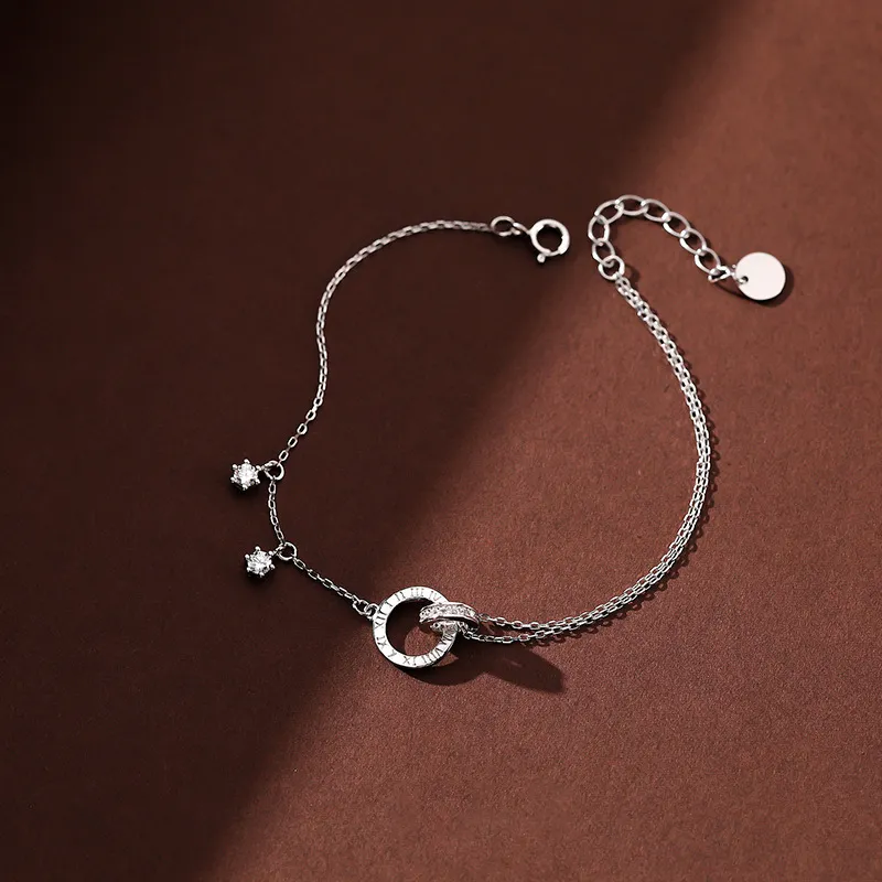 CLARKIA FLOWER S925 Silver Bracelets Women's-5