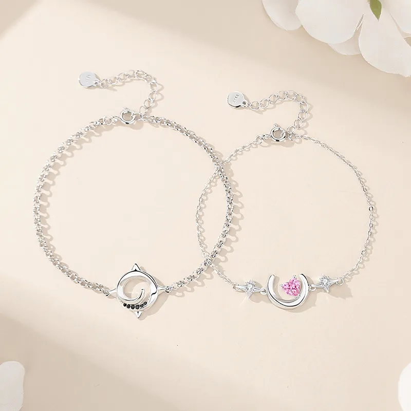 CLARKIA FLOWER S925 Silver Bracelets Unisex-4