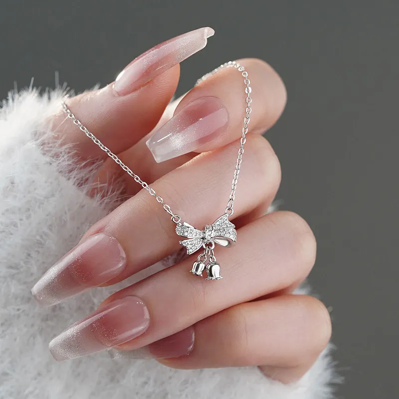 CLARKIA FLOWER S999 Fine Silver Necklaces Women's-2