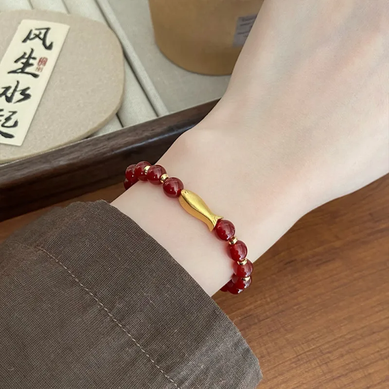 CLARKIA FLOWER Agate Bracelets Women's-1