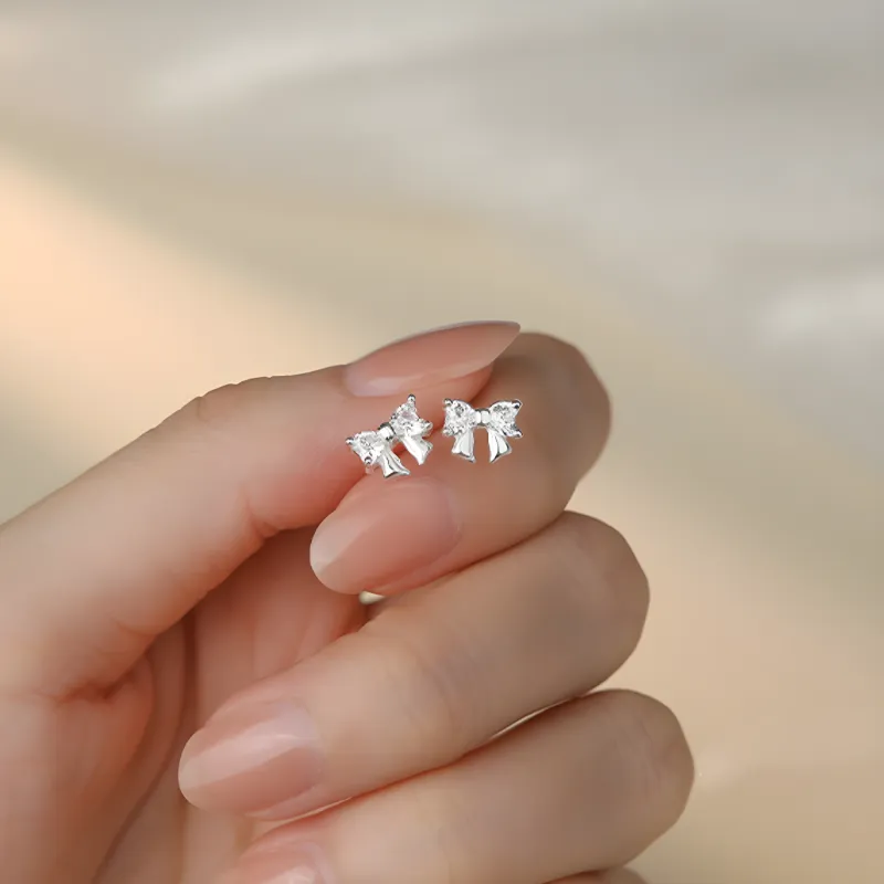 CLARKIA FLOWER 999 Fine Silver Stud Earrings Women's-5