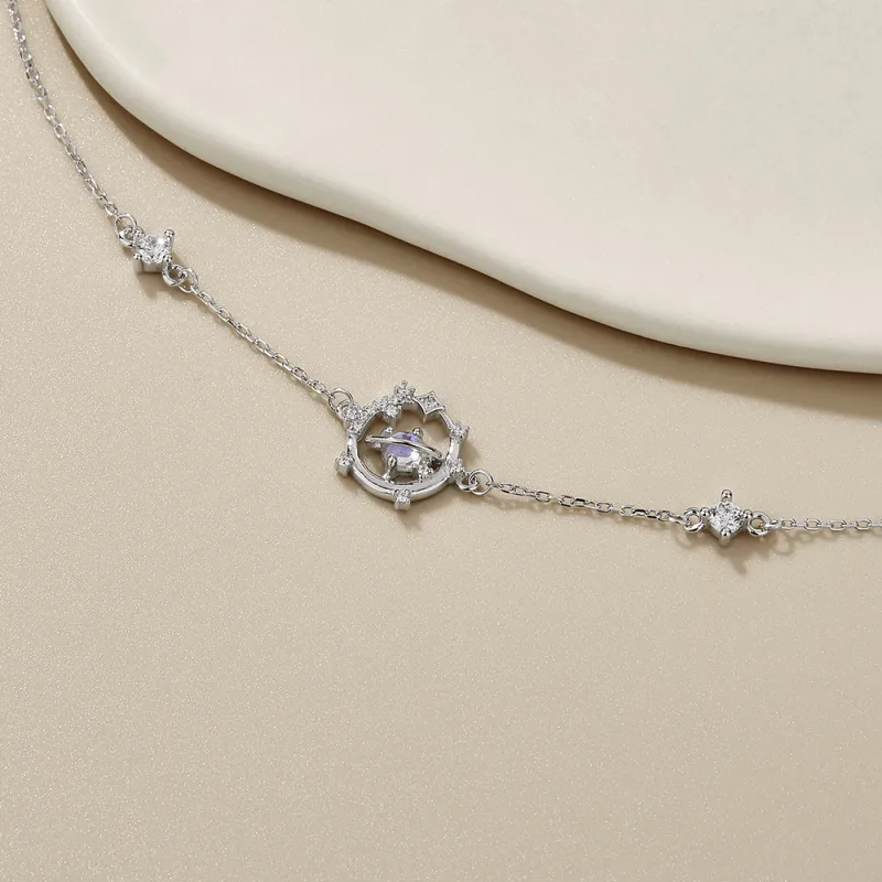 CLARKIA FLOWER 925 Sterling Silver Bracelets Women's-3