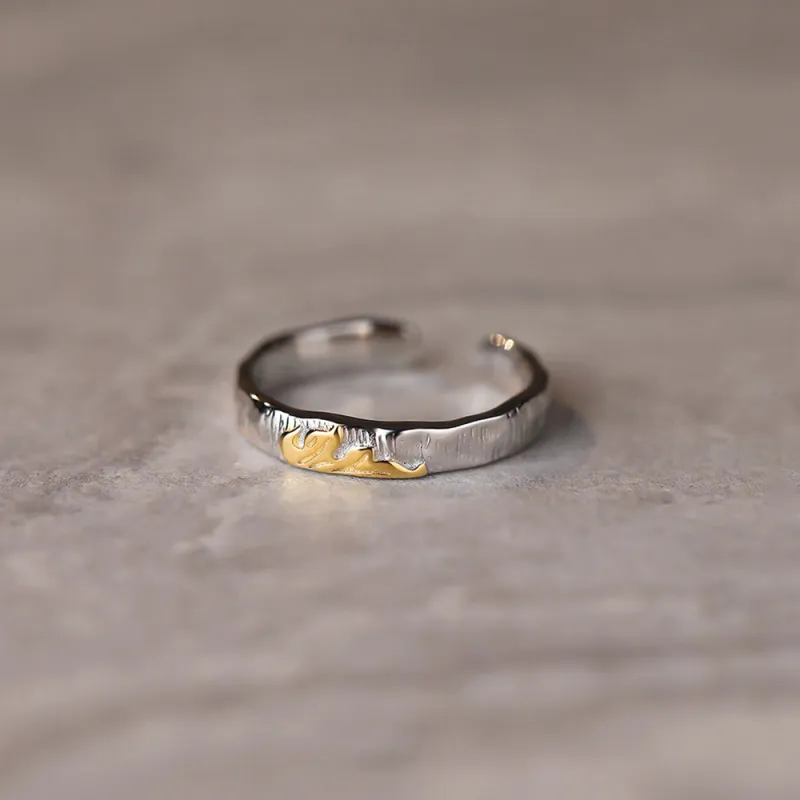 CLARKIA FLOWER S925 Silver Rings Unisex-5