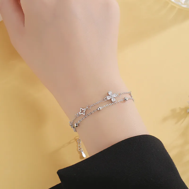 CLARKIA FLOWER Copper Bracelets Women's-2