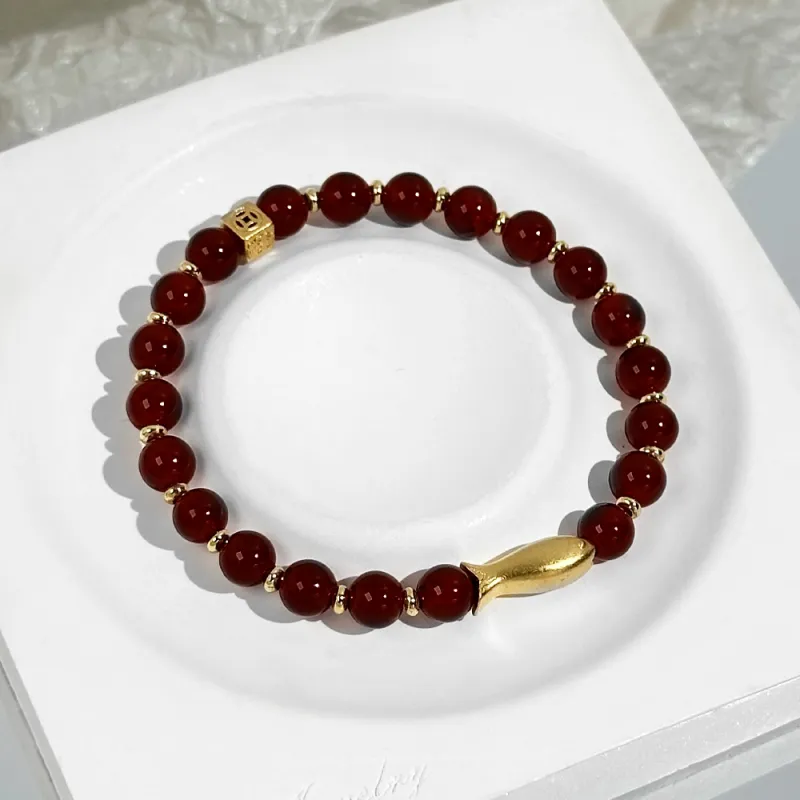 CLARKIA FLOWER Agate Bracelets Women's-6