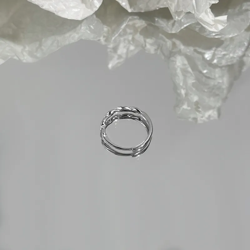 CLARKIA FLOWER S999 Fine Silver Rings Women's-4