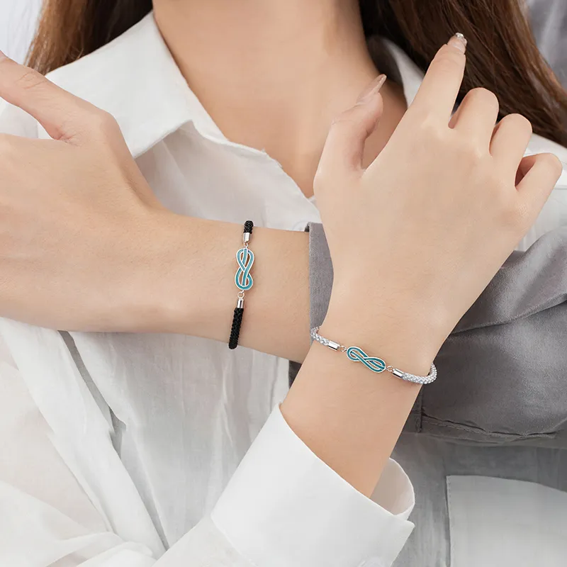 CLARKIA FLOWER S925 Silver Bracelets Unisex-3