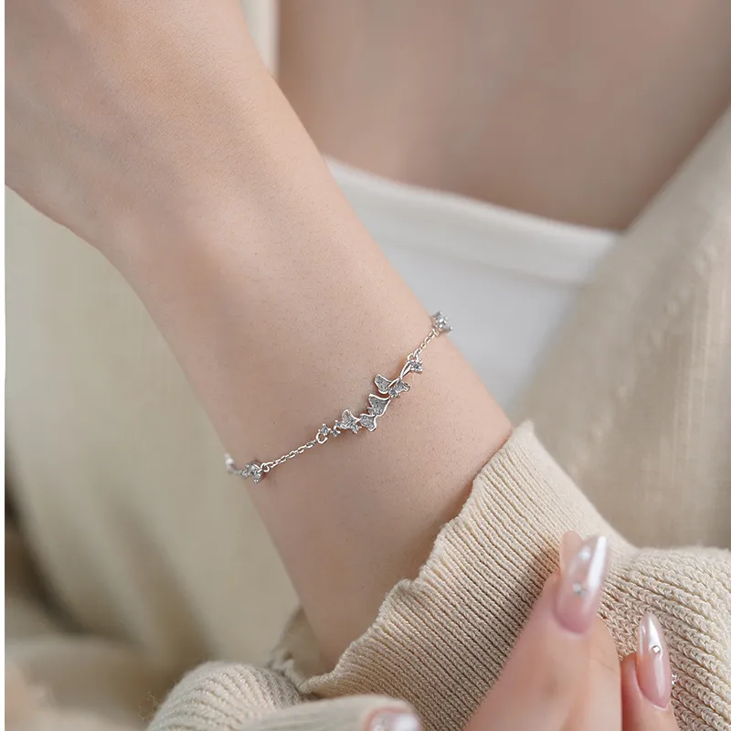 CLARKIA FLOWER 999 Fine Silver Bracelets Women's-1