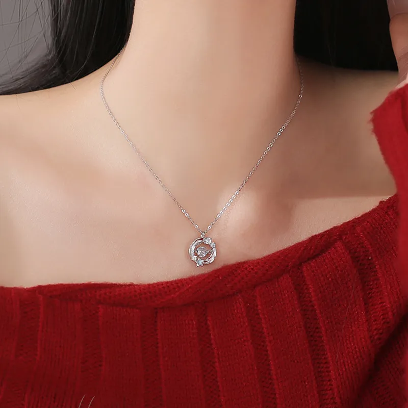 CLARKIA FLOWER S999 Fine Silver Necklaces Women's-9