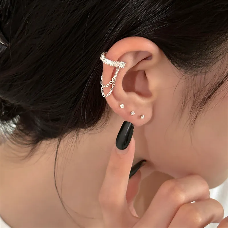 CLARKIA FLOWER S925 Silver Earrings Women's-3