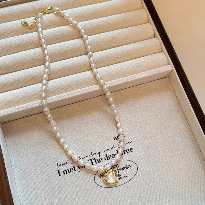 CLARKIA FLOWER Freshwater Pearl Necklaces Women's-3