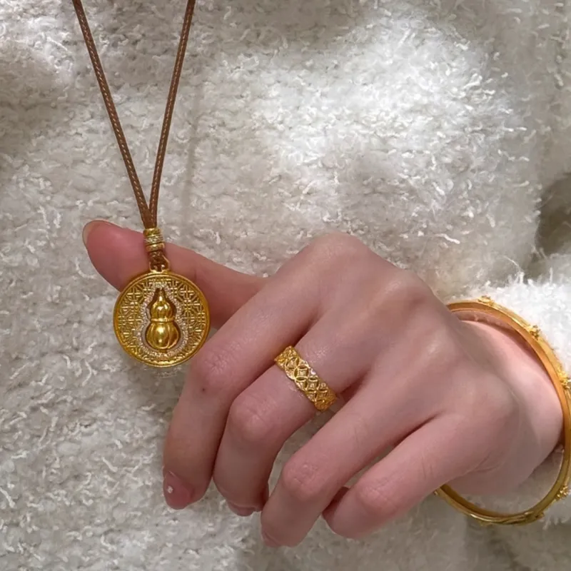 CLARKIA FLOWER Gold Plated Copper Necklaces Unisex-5
