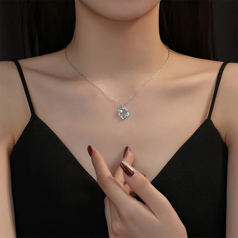 CLARKIA FLOWER S999 Fine Silver Necklaces Women's-1