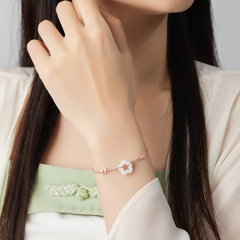 CLARKIA FLOWER Chalcedony Bracelets Women's-4