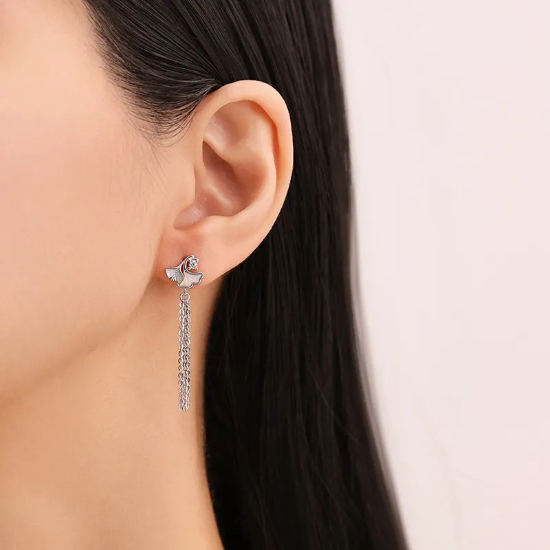 CLARKIA FLOWER S999 Fine Silver Earrings Women's-3
