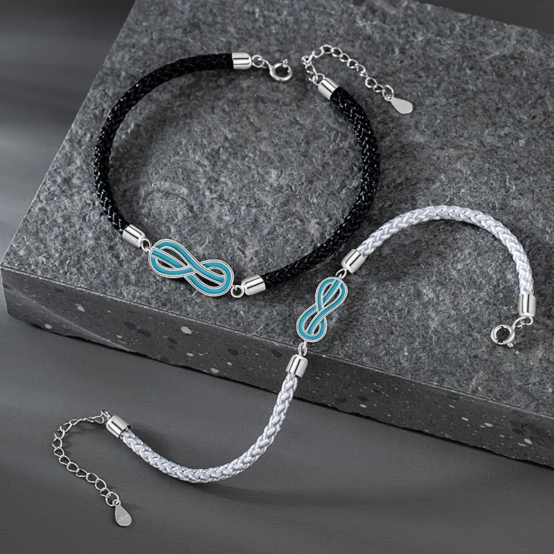 CLARKIA FLOWER S925 Silver Bracelets Unisex-7