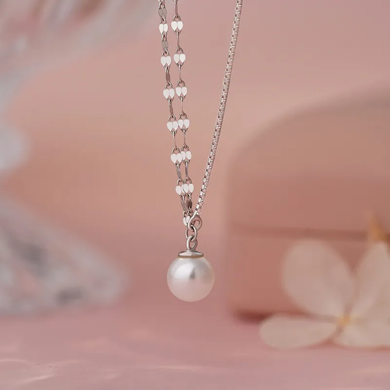 CLARKIA FLOWER S 999 Fine Silver Necklaces Women's-4