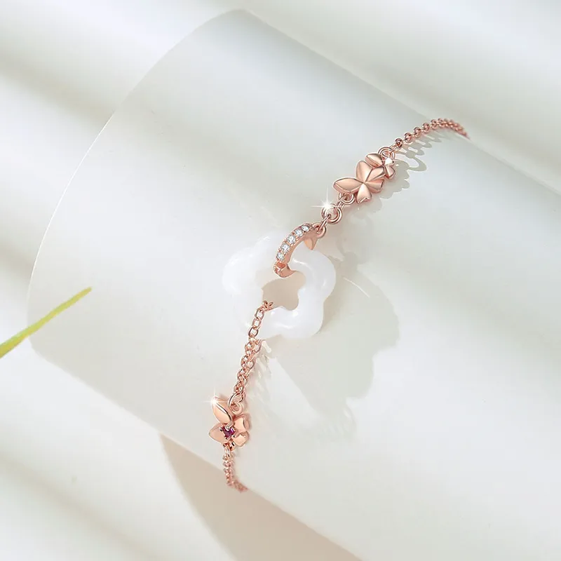 CLARKIA FLOWER Chalcedony Bracelets Women's-6