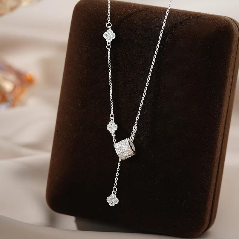 CLARKIA FLOWER S999 Fine Silver Necklaces Women's-1