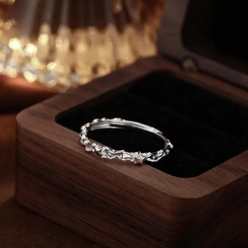 CLARKIA FLOWER 999 Fine Silver Rings Women's-4