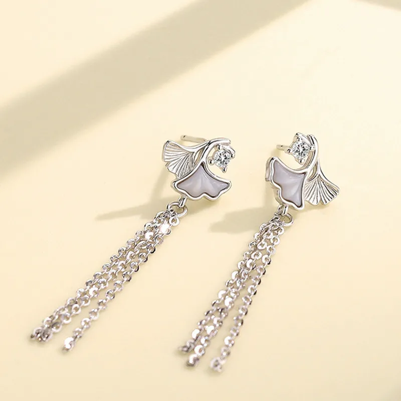 CLARKIA FLOWER S999 Fine Silver Earrings Women's-2
