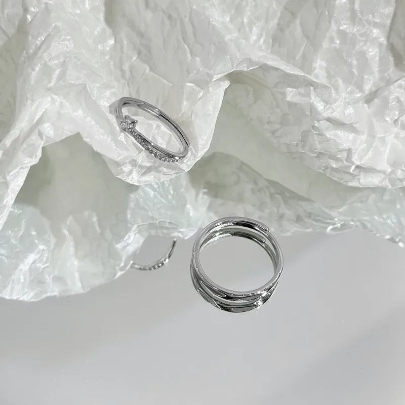 CLARKIA FLOWER 925 Sterling Silver Rings Unisex-1