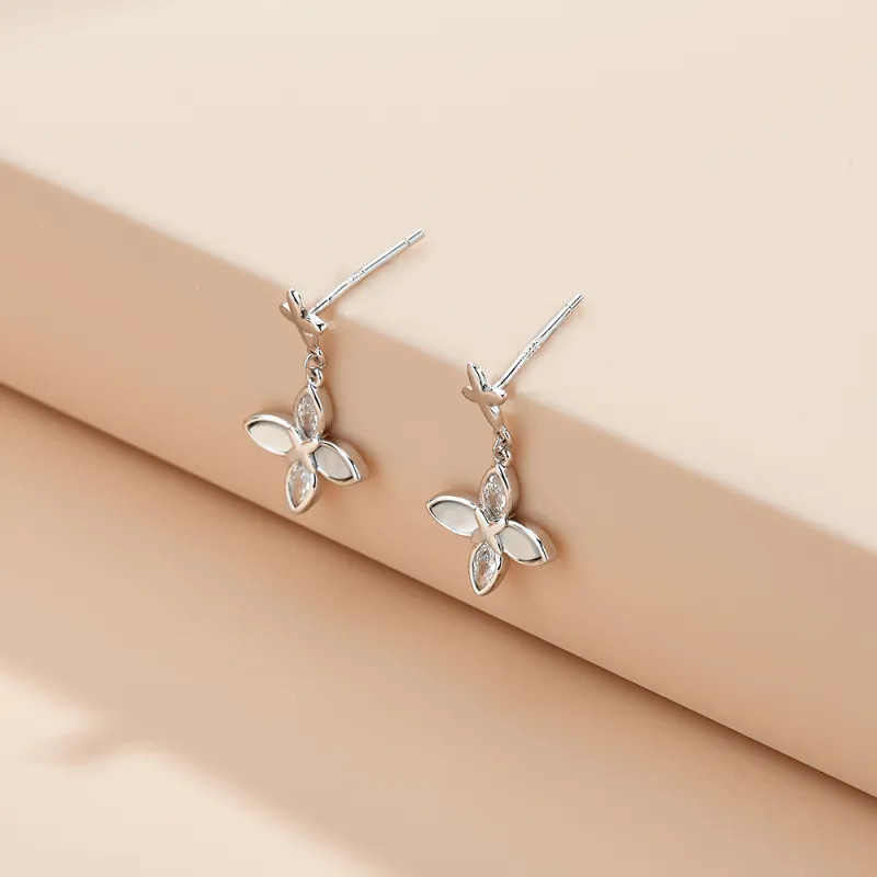 CLARKIA FLOWER 925 Sterling Silver Earrings Women's-6