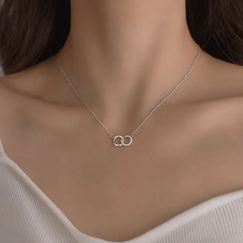 CLARKIA FLOWER 925 Sterling Silver Necklaces Women's-4