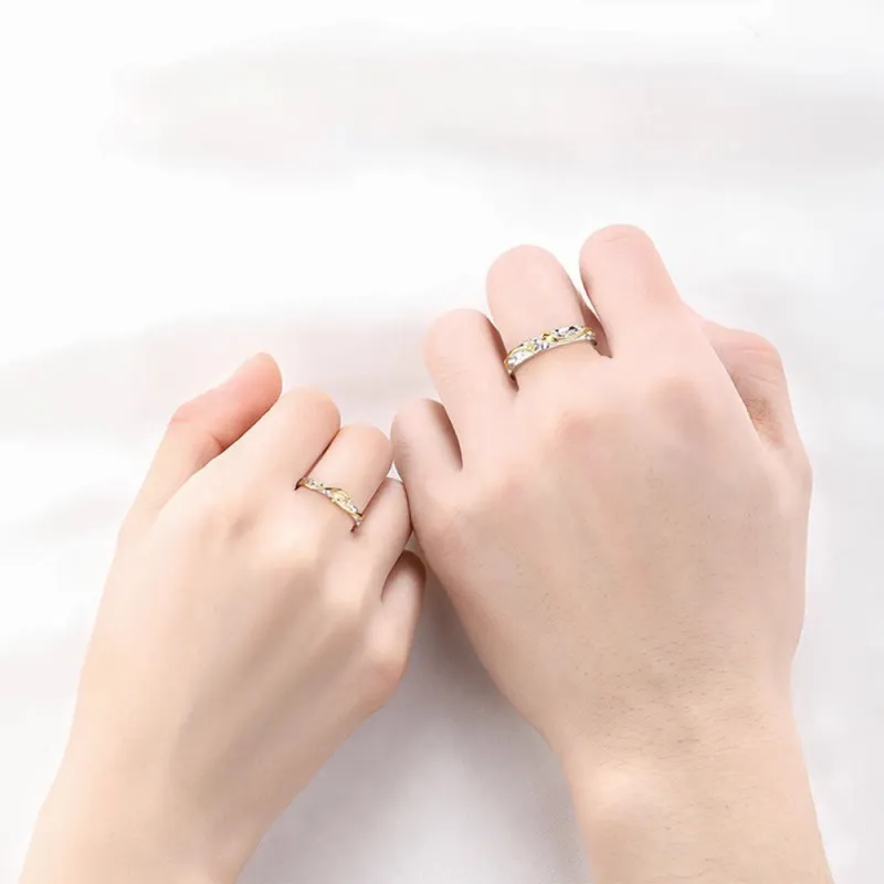 CLARKIA FLOWER Sterling Silver Rings Unisex-5