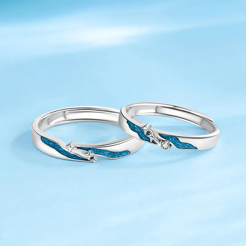 CLARKIA FLOWER 999 Fine Silver Rings Unisex-3