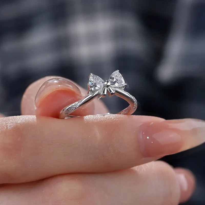 CLARKIA FLOWER S925 Silver Rings Unisex-7