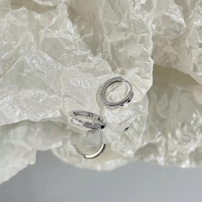 CLARKIA FLOWER 999 Fine Silver Earrings Unisex-2