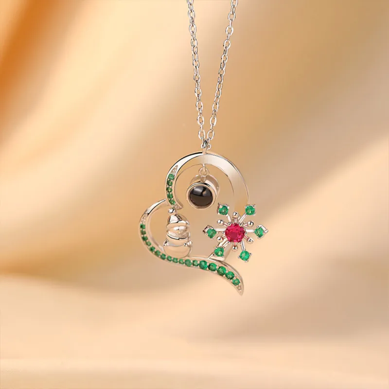 CLARKIA FLOWER Copper Necklaces Women's-1