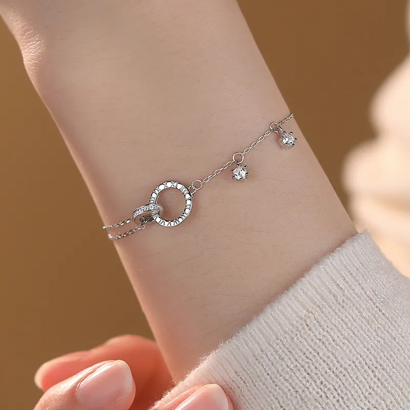 CLARKIA FLOWER S925 Silver Bracelets Women's-6