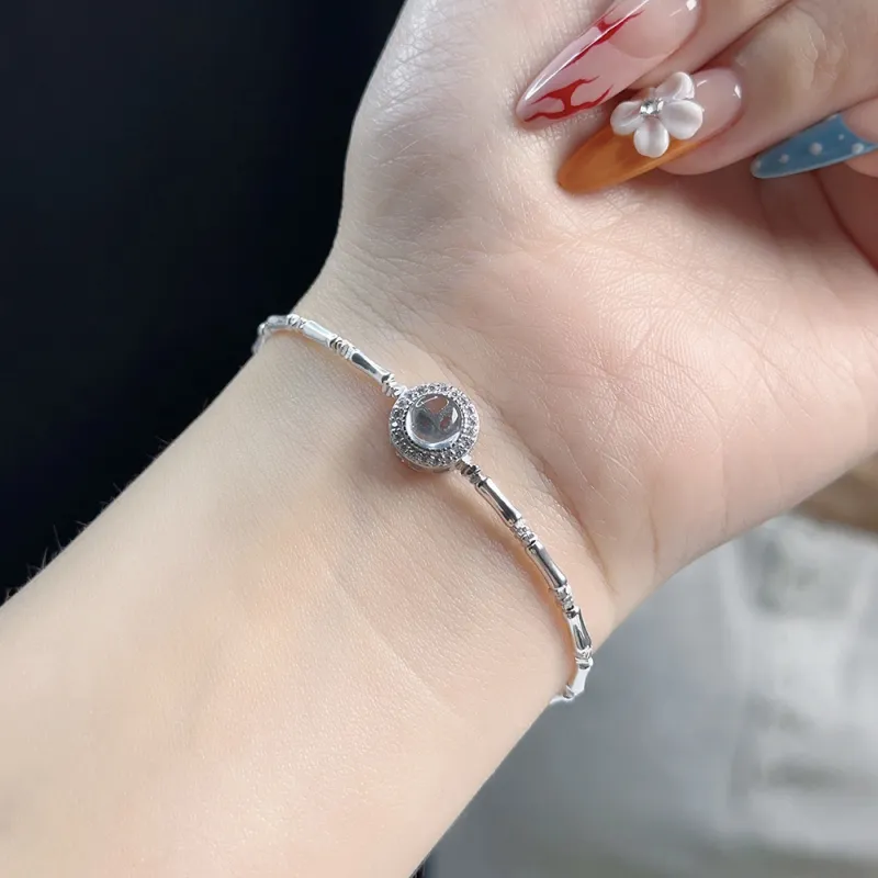 CLARKIA FLOWER 925 Sterling Silver Bracelets Women's-12