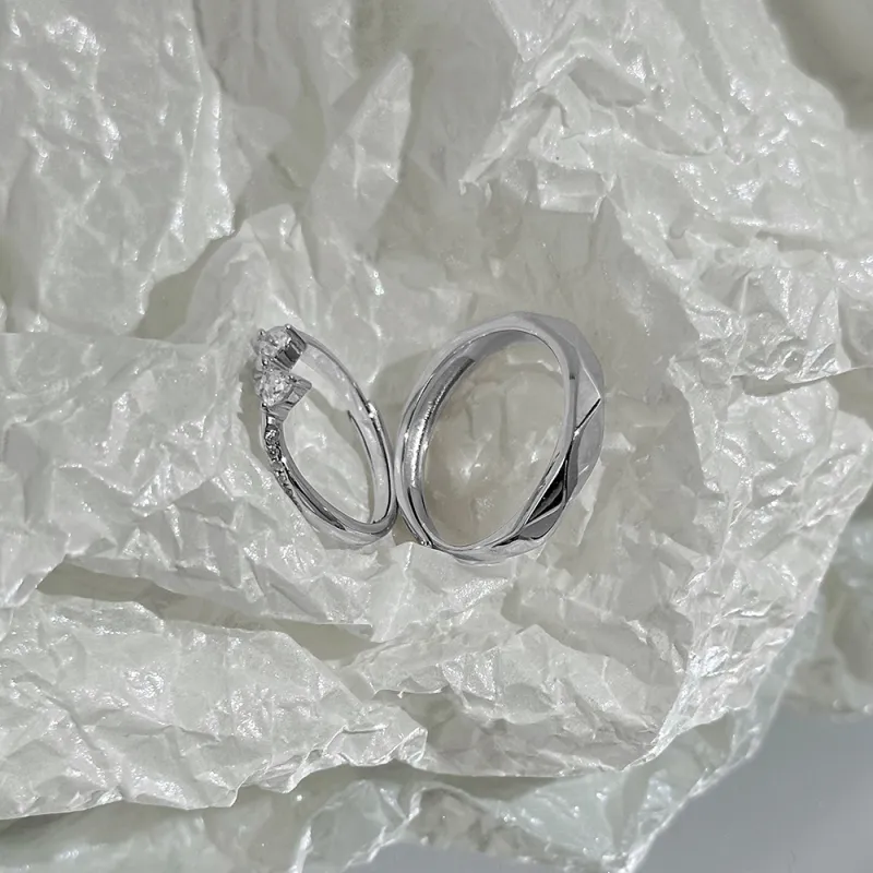 CLARKIA FLOWER S925 Silver Rings Unisex-5