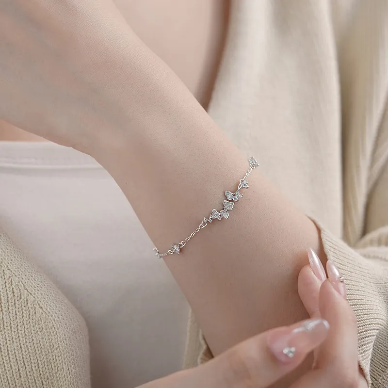 CLARKIA FLOWER 999 Fine Silver Bracelets Women's-2