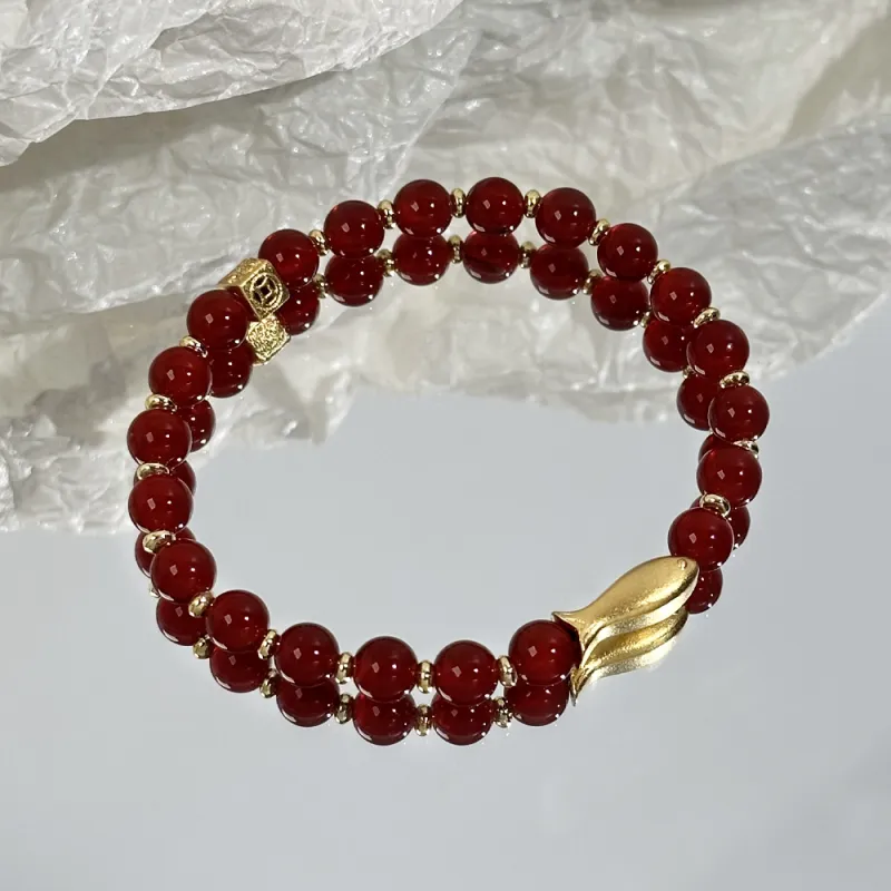 CLARKIA FLOWER Agate Bracelets Women's-7
