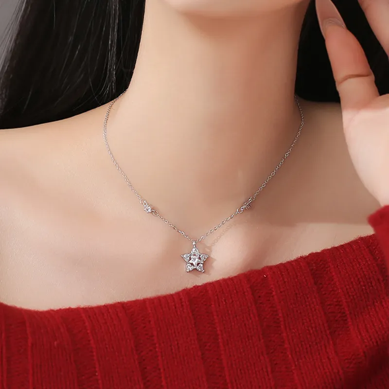 CLARKIA FLOWER S999 Fine Silver Necklaces Women's-3