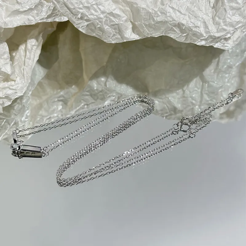 CLARKIA FLOWER 925 Sterling Silver Necklaces Women's-4