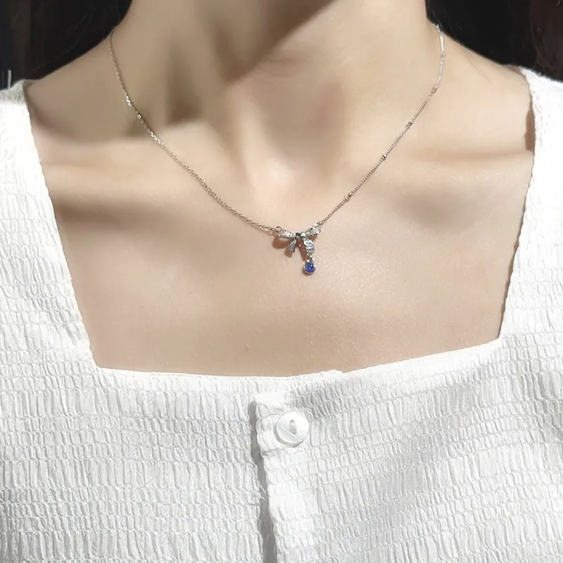 CLARKIA FLOWER 925 Sterling Silver Necklaces Women's-2