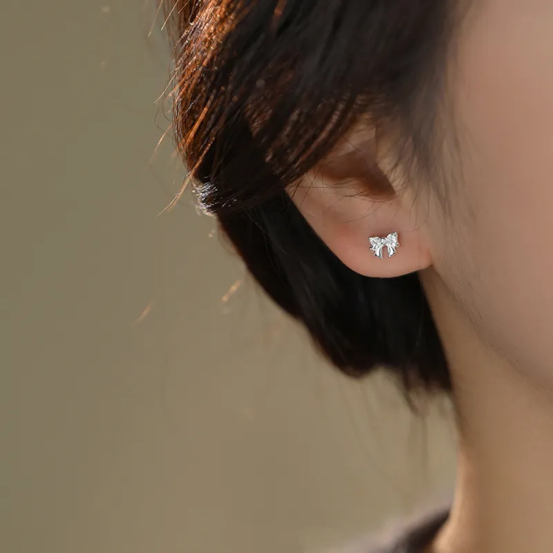 CLARKIA FLOWER 999 Fine Silver Stud Earrings Women's-4