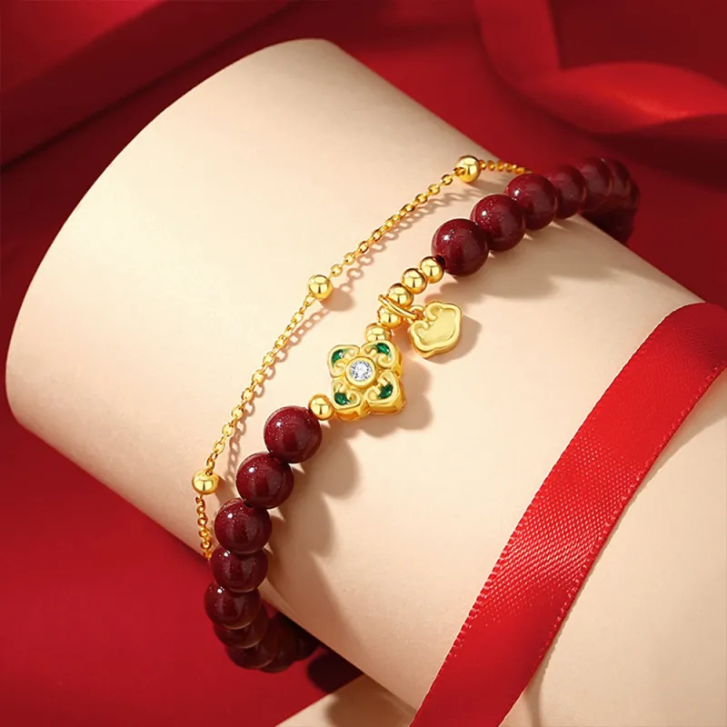 CLARKIA FLOWER Cinnabar Bracelets Women's-3